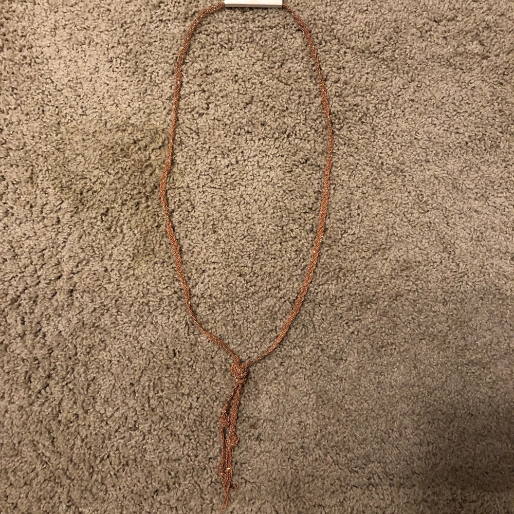 ALTAR’D STATE BLUSH/GOLD NECKLACE